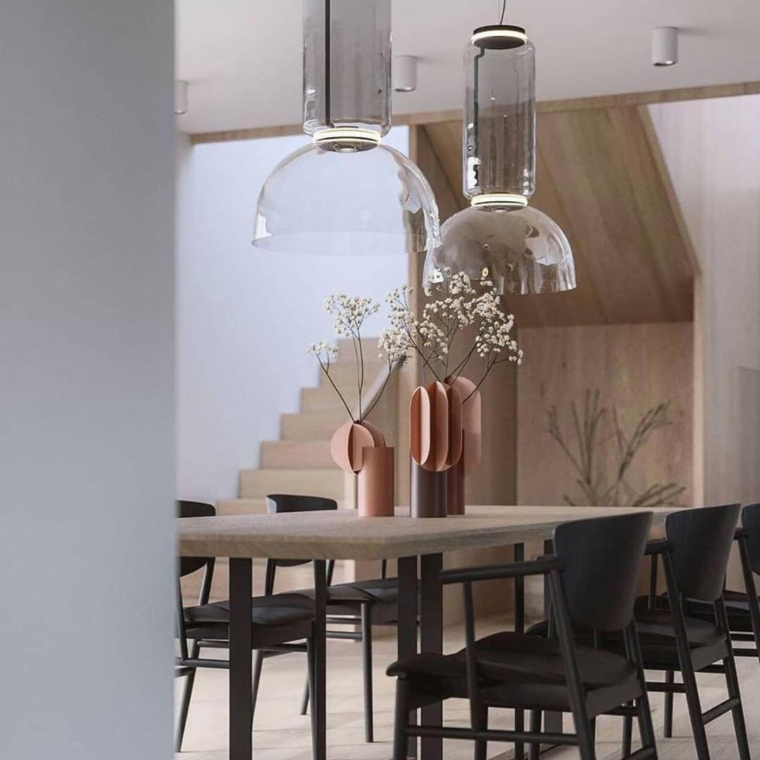 Noravel Glass Pendant Lamp-Moonnatur