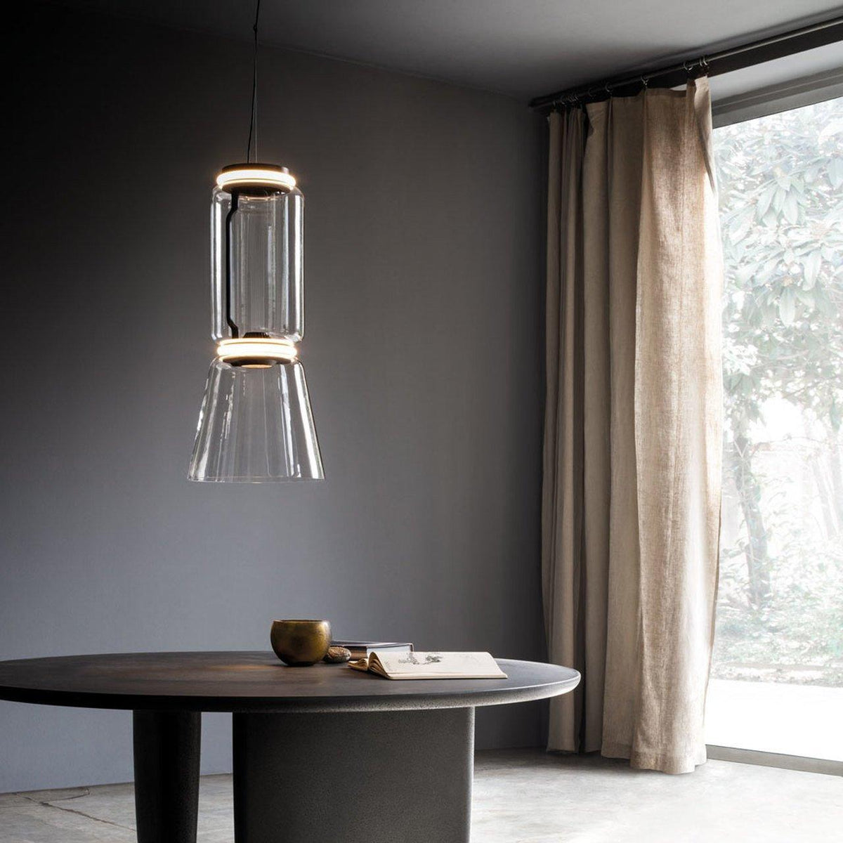 Noravel Glass Pendant Lamp-Moonnatur