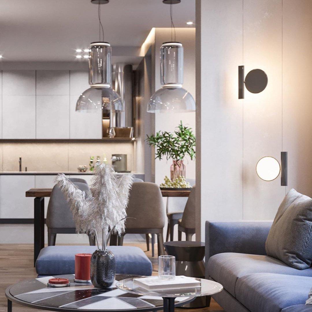 Noravel Glass Pendant Lamp-Moonnatur