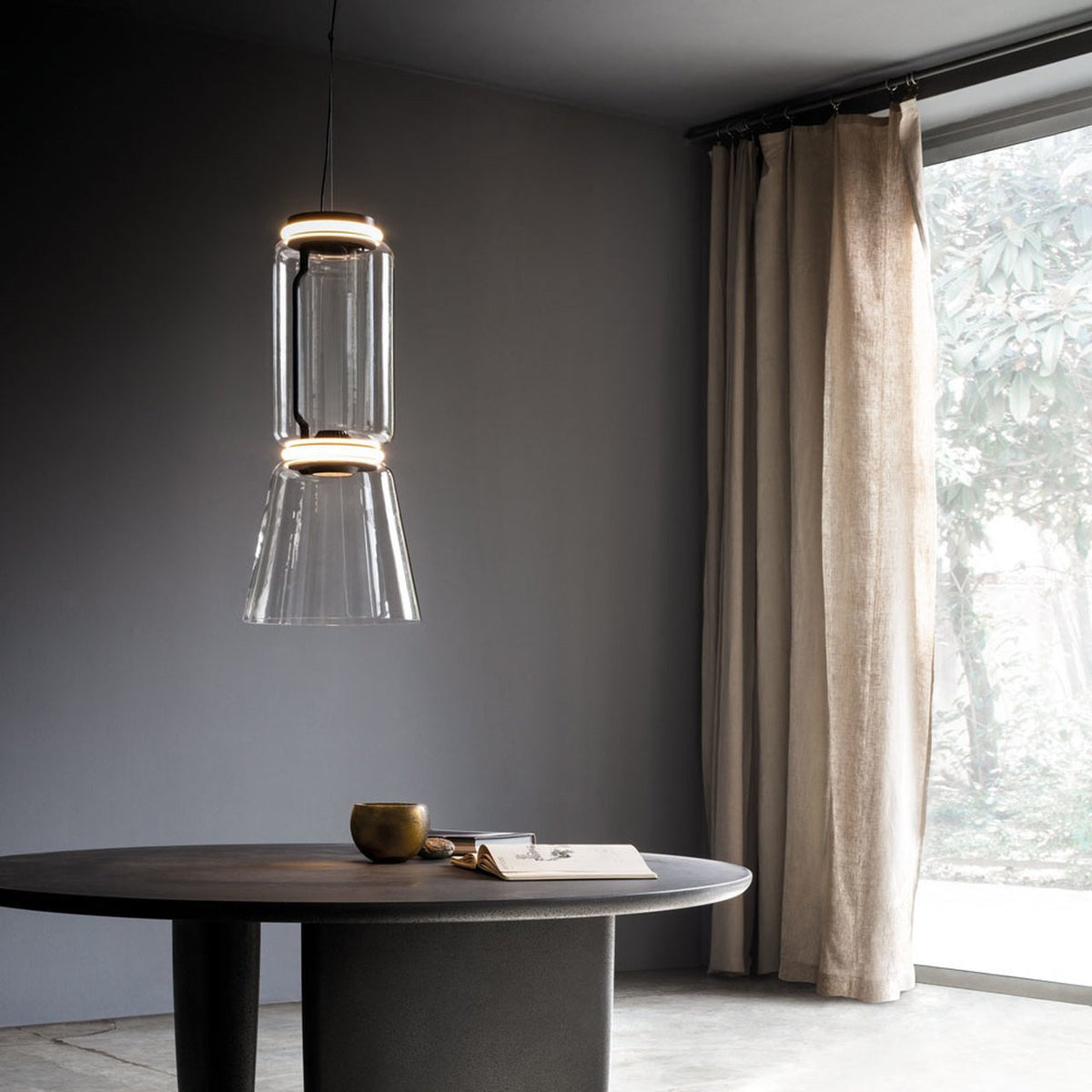 Noravel Glass Pendant Lamp-Moonnatur