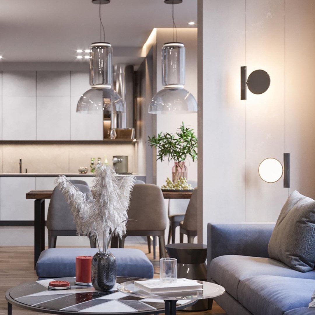 Noravel Glass Pendant Lamp-Moonnatur