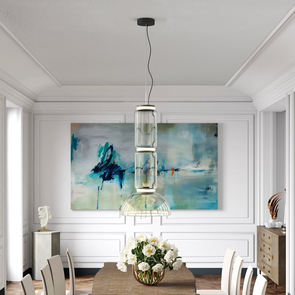 Noravel Glass Pendant Lamp-Moonnatur