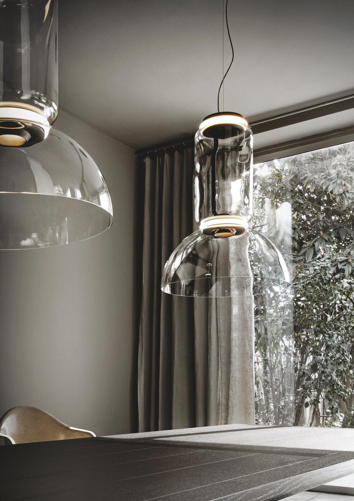 Noravel Glass Pendant Lamp-Moonnatur