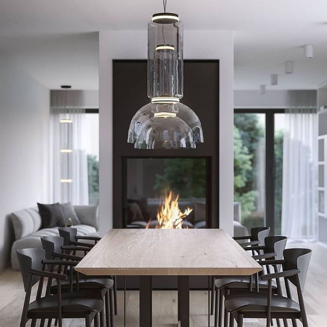 Noravel Glass Pendant Lamp-Moonnatur