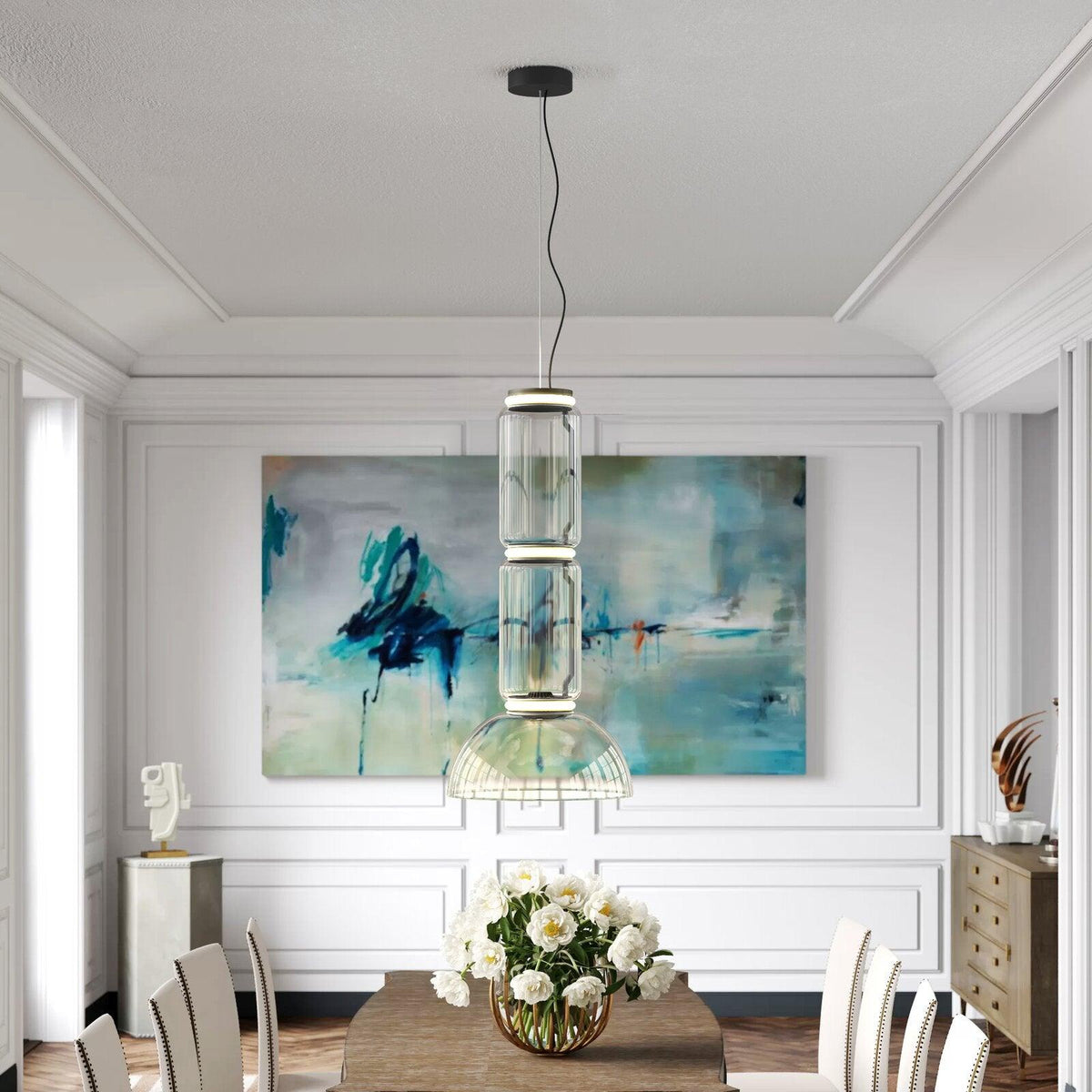 Noravel Glass Pendant Lamp-Moonnatur