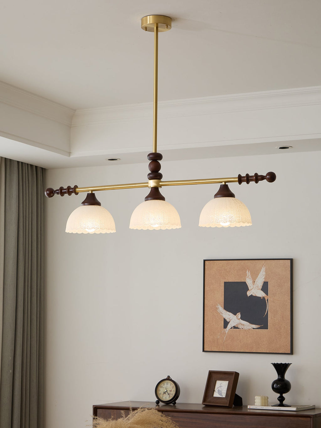 Sinora Wood Pendant Lamp-Moonnatur