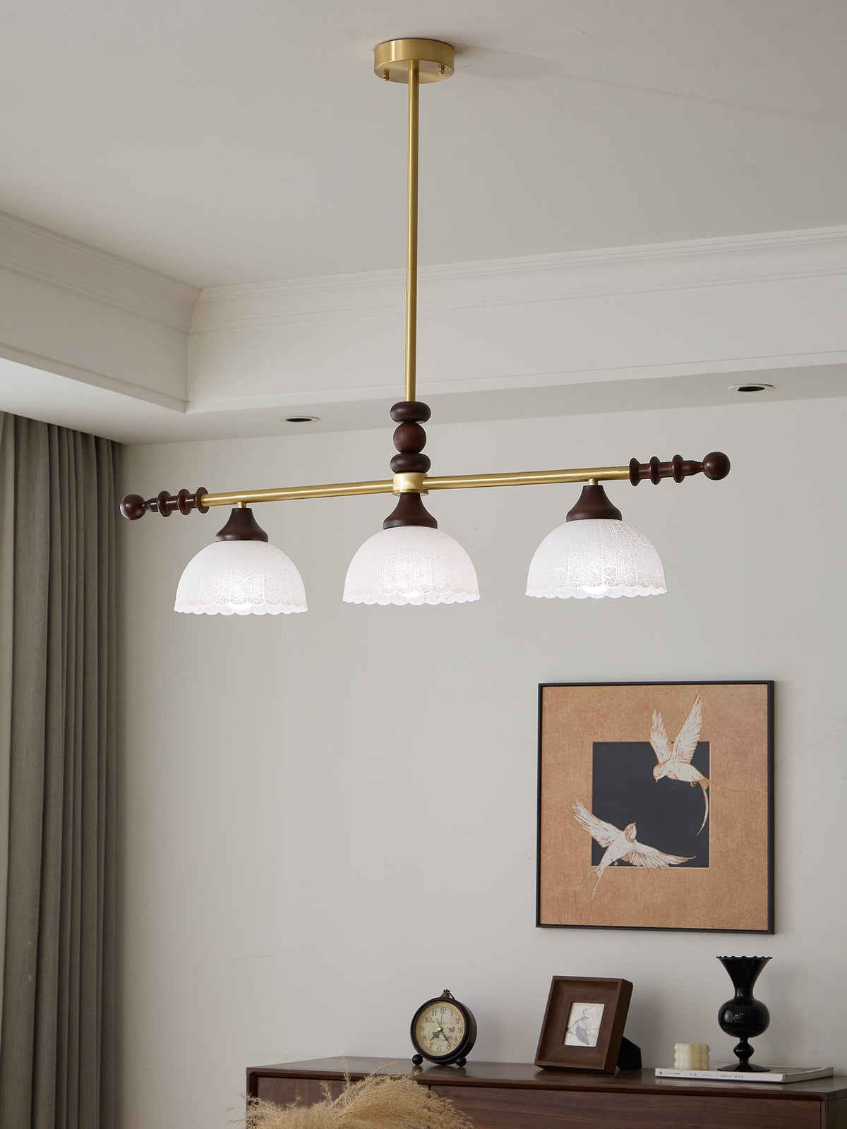 Sinora Wood Pendant Lamp-Moonnatur