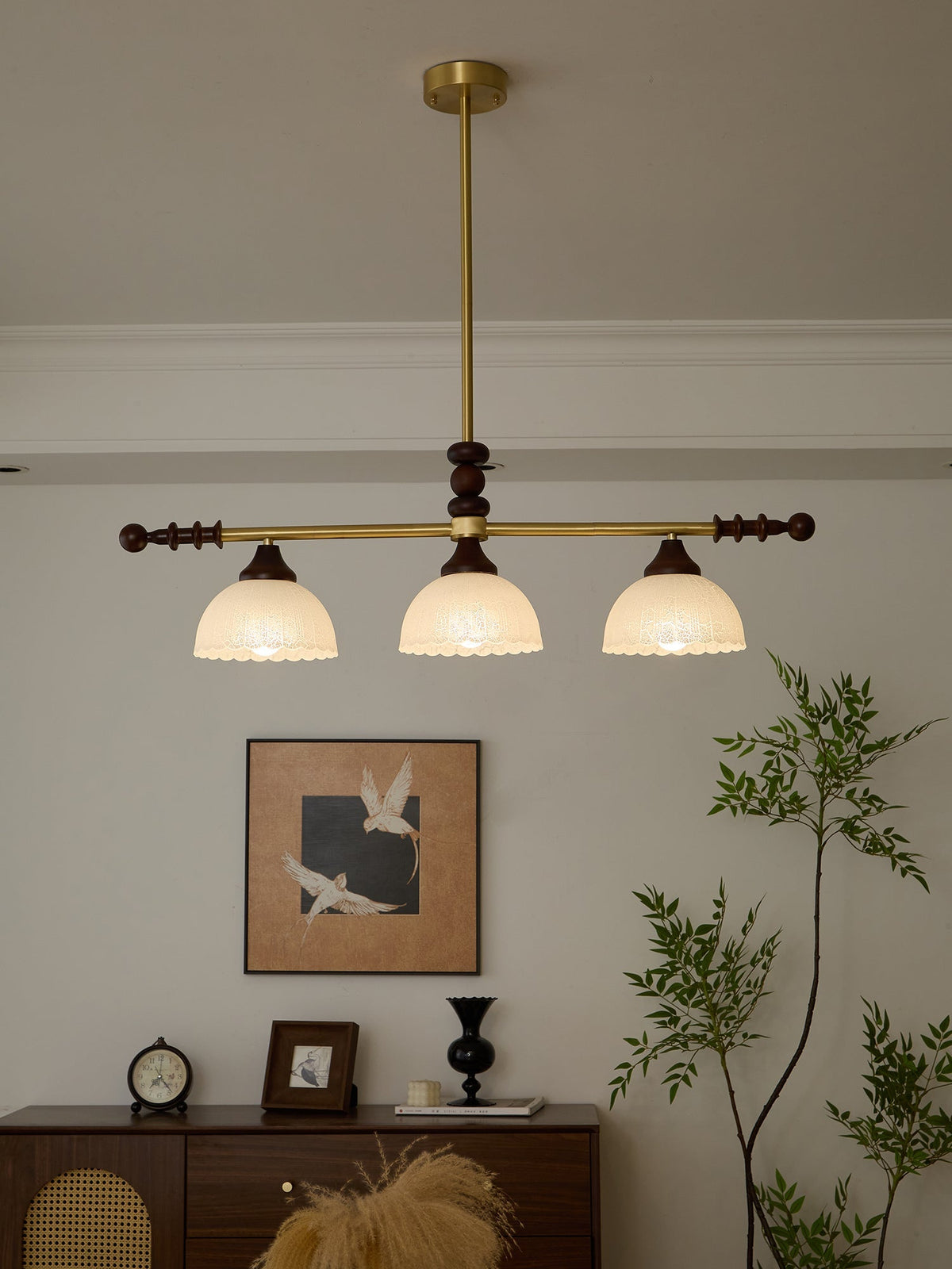 Sinora Wood Pendant Lamp-Moonnatur