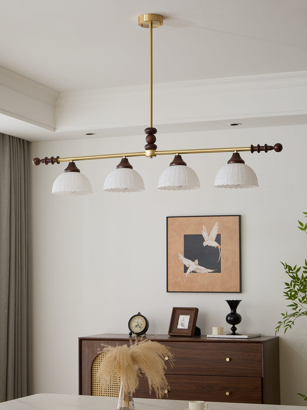 Sinora Wood Pendant Lamp-Moonnatur