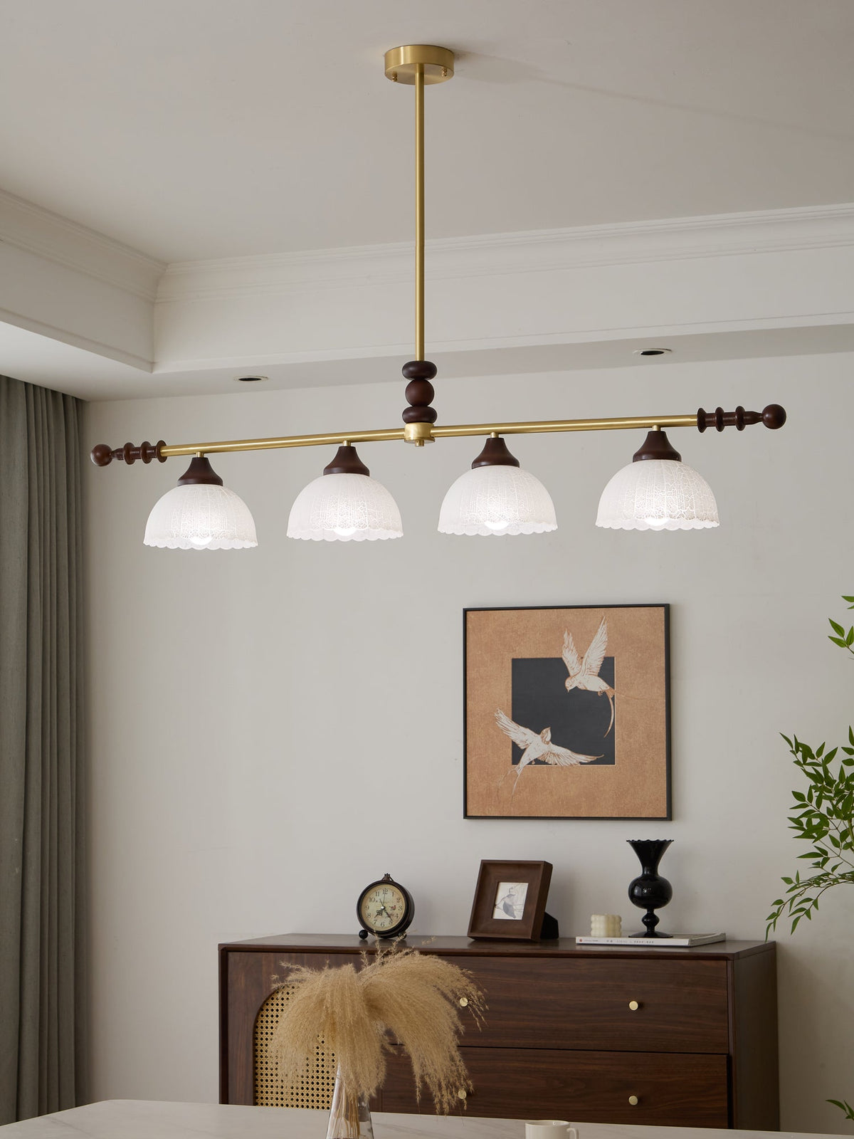 Sinora Wood Pendant Lamp-Moonnatur