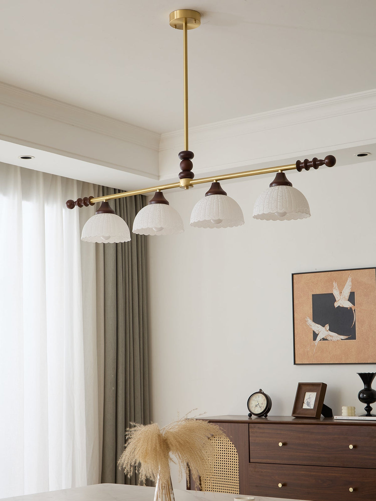 Sinora Wood Pendant Lamp-Moonnatur
