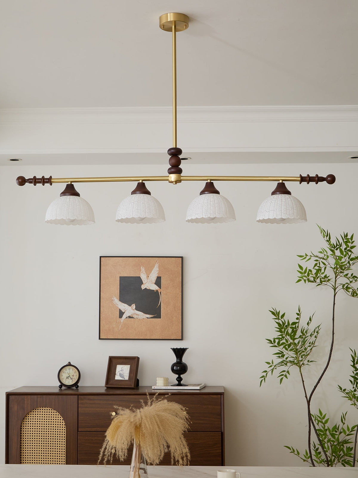 Sinora Wood Pendant Lamp-Moonnatur