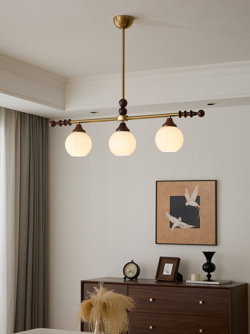 Sinora Wood Pendant Lamp-Moonnatur