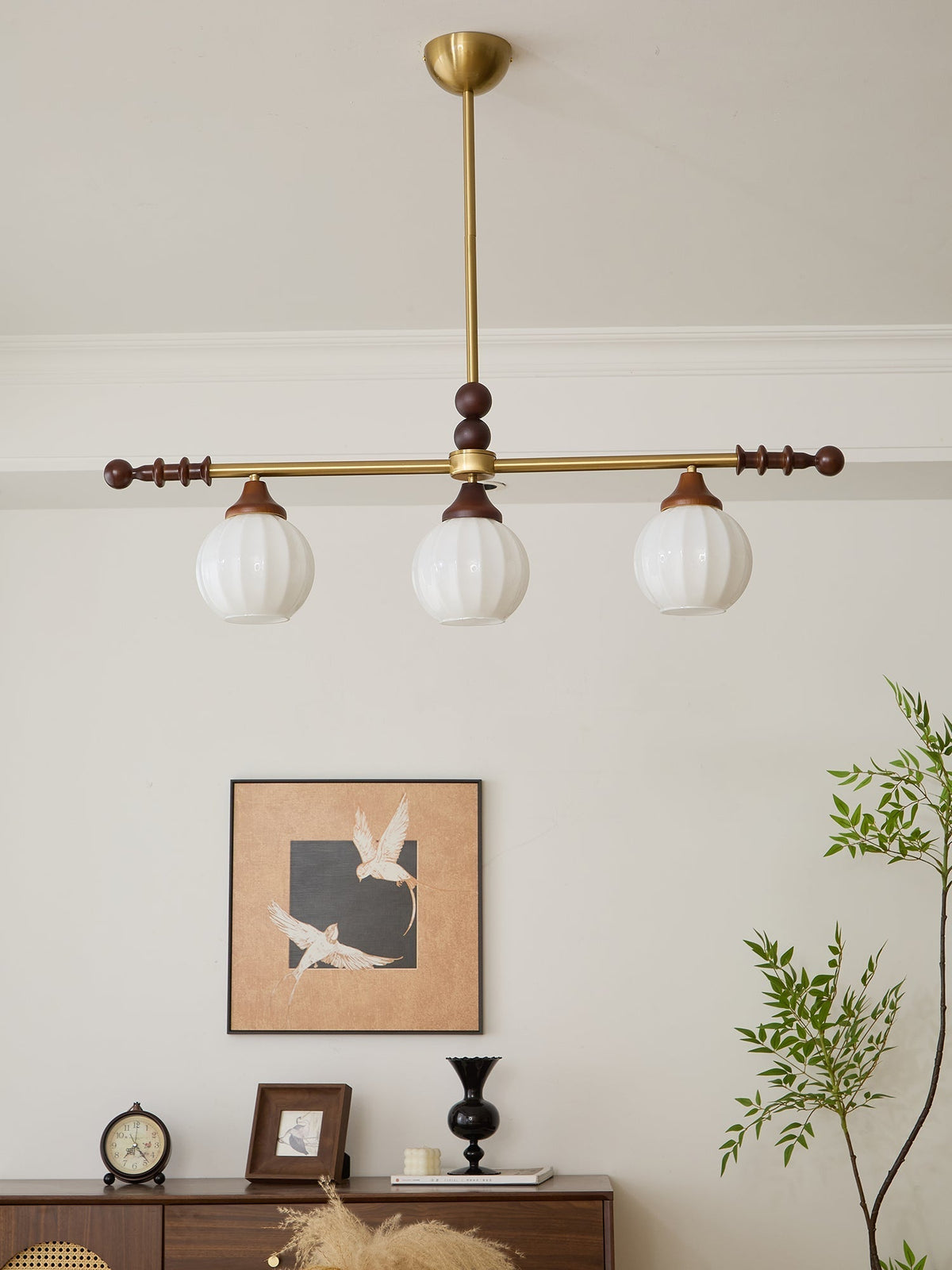Sinora Wood Pendant Lamp-Moonnatur