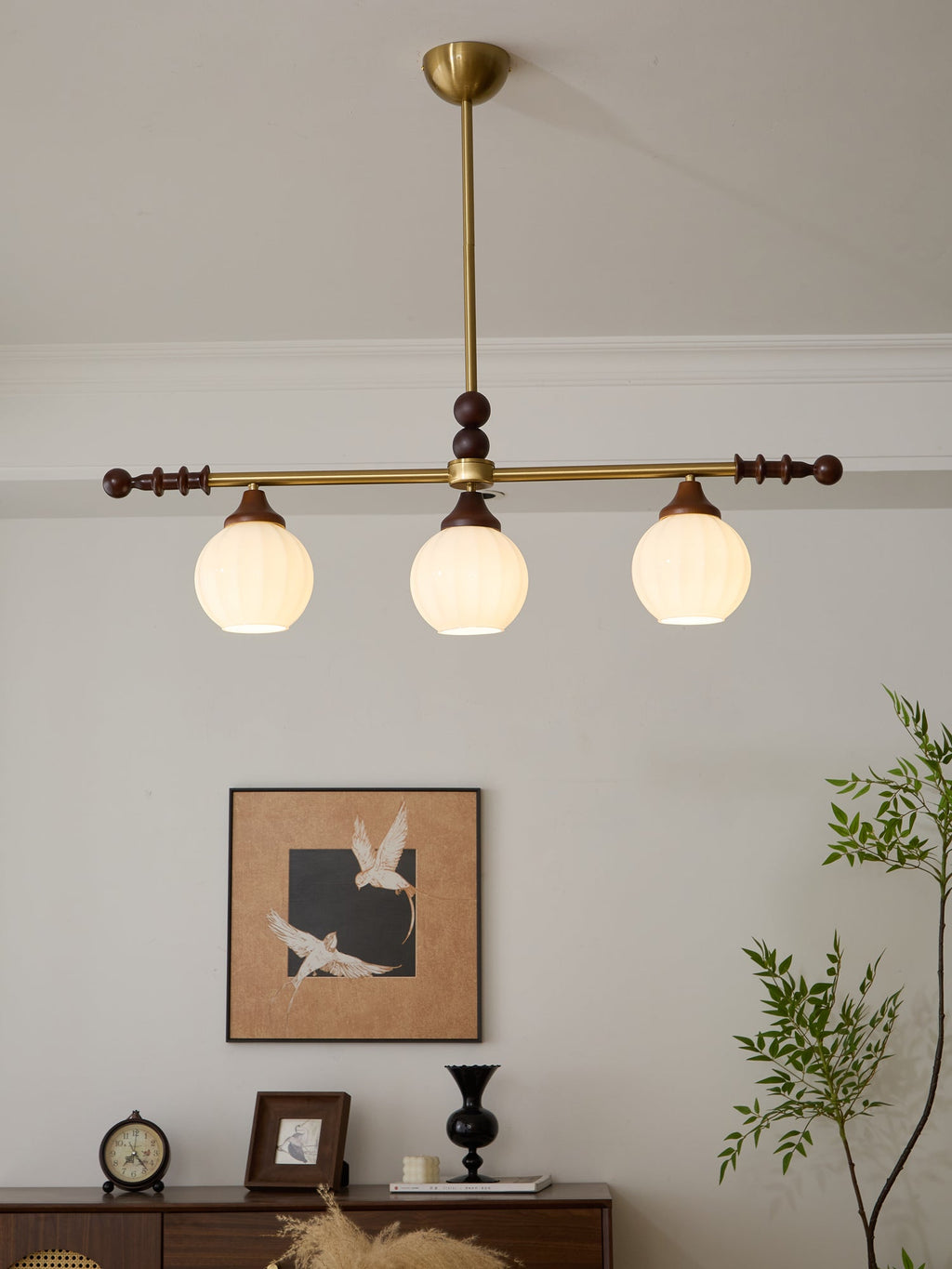 Sinora Wood Pendant Lamp-Moonnatur