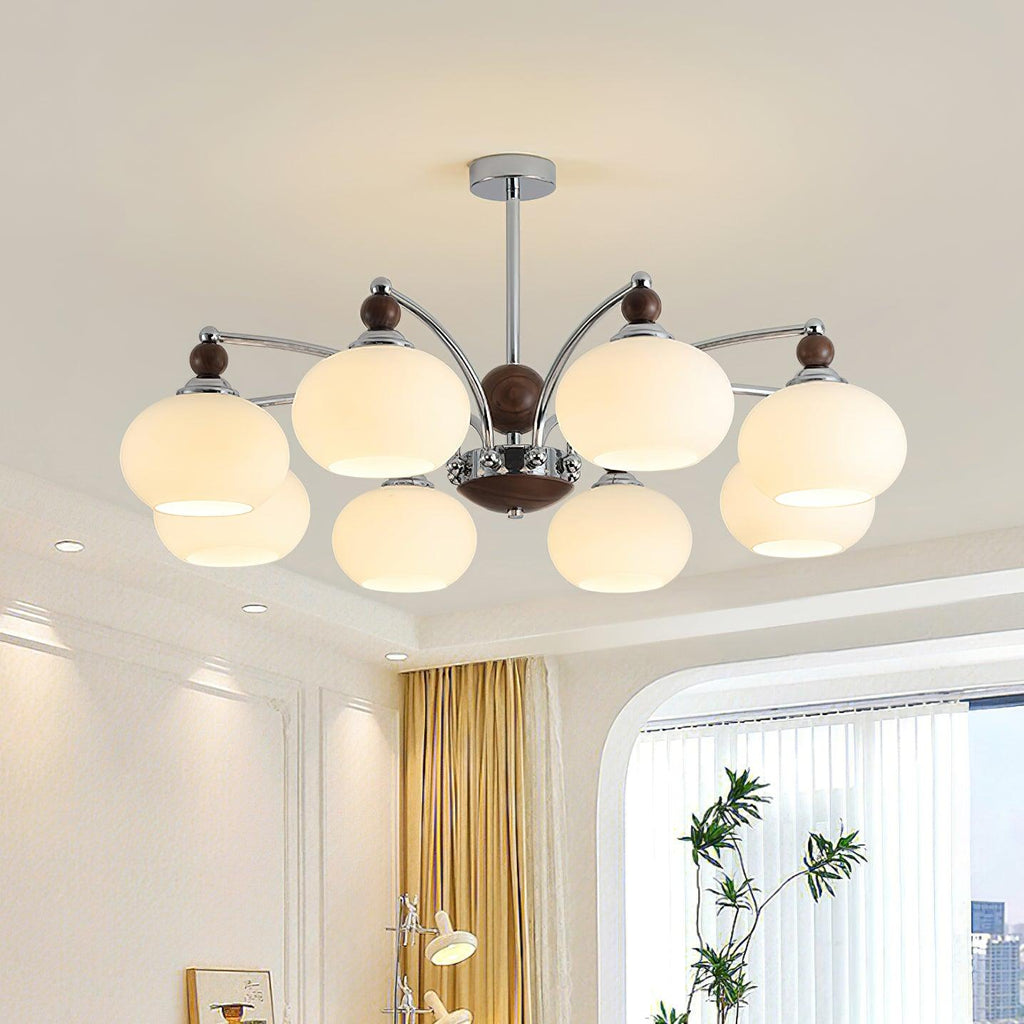 Hazelenna Glass Chandelier-Moonnatur