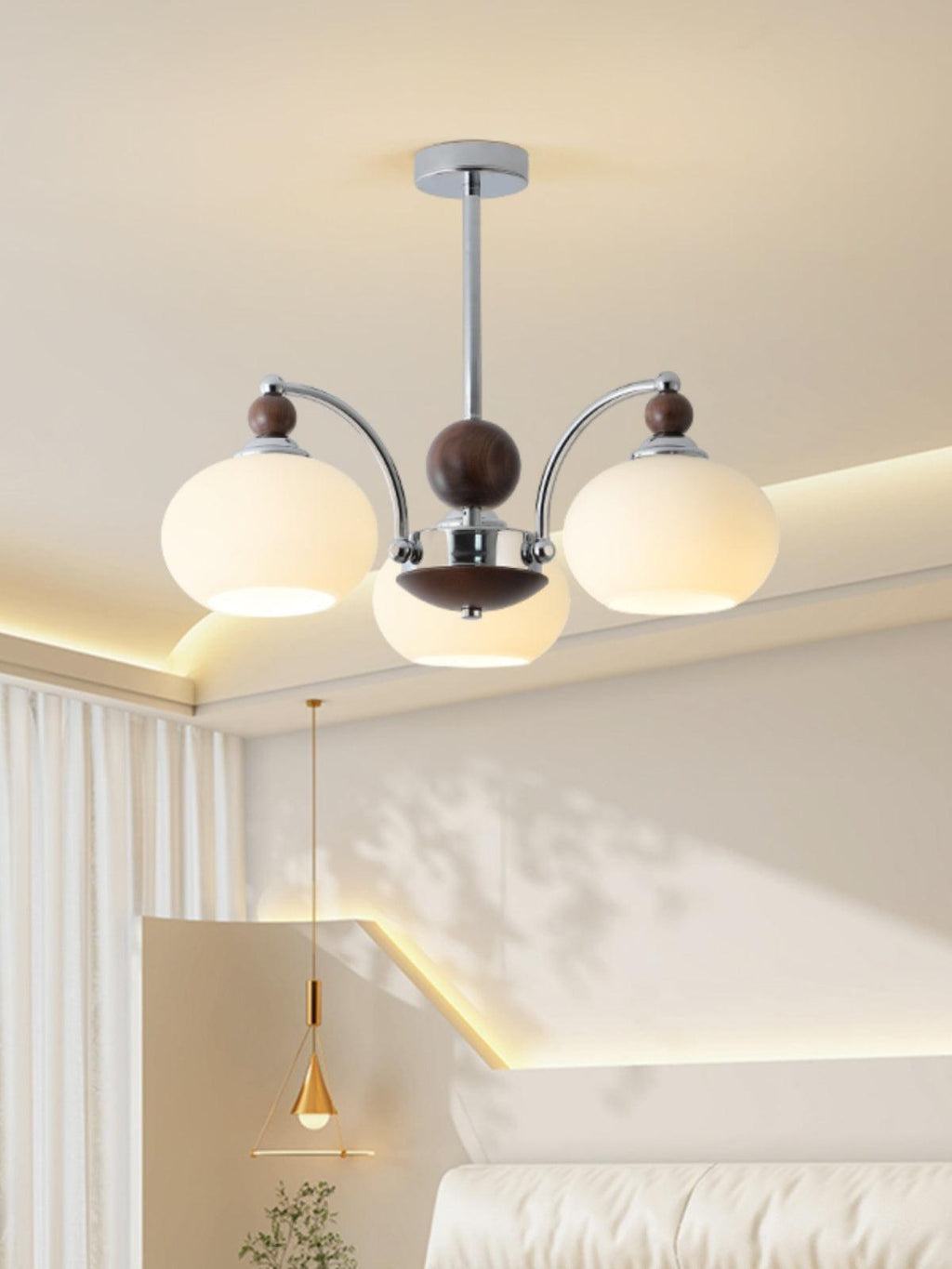 Hazelenna Glass Chandelier-Moonnatur