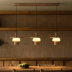Vionelle Wood Pendant Light-Moonnatur