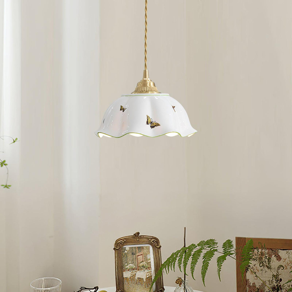 Darnelwynne Ceramic Pendant Light-Moonnatur