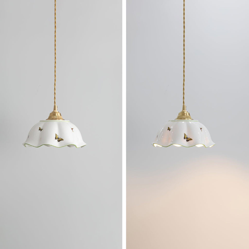 Darnelwynne Ceramic Pendant Light-Moonnatur