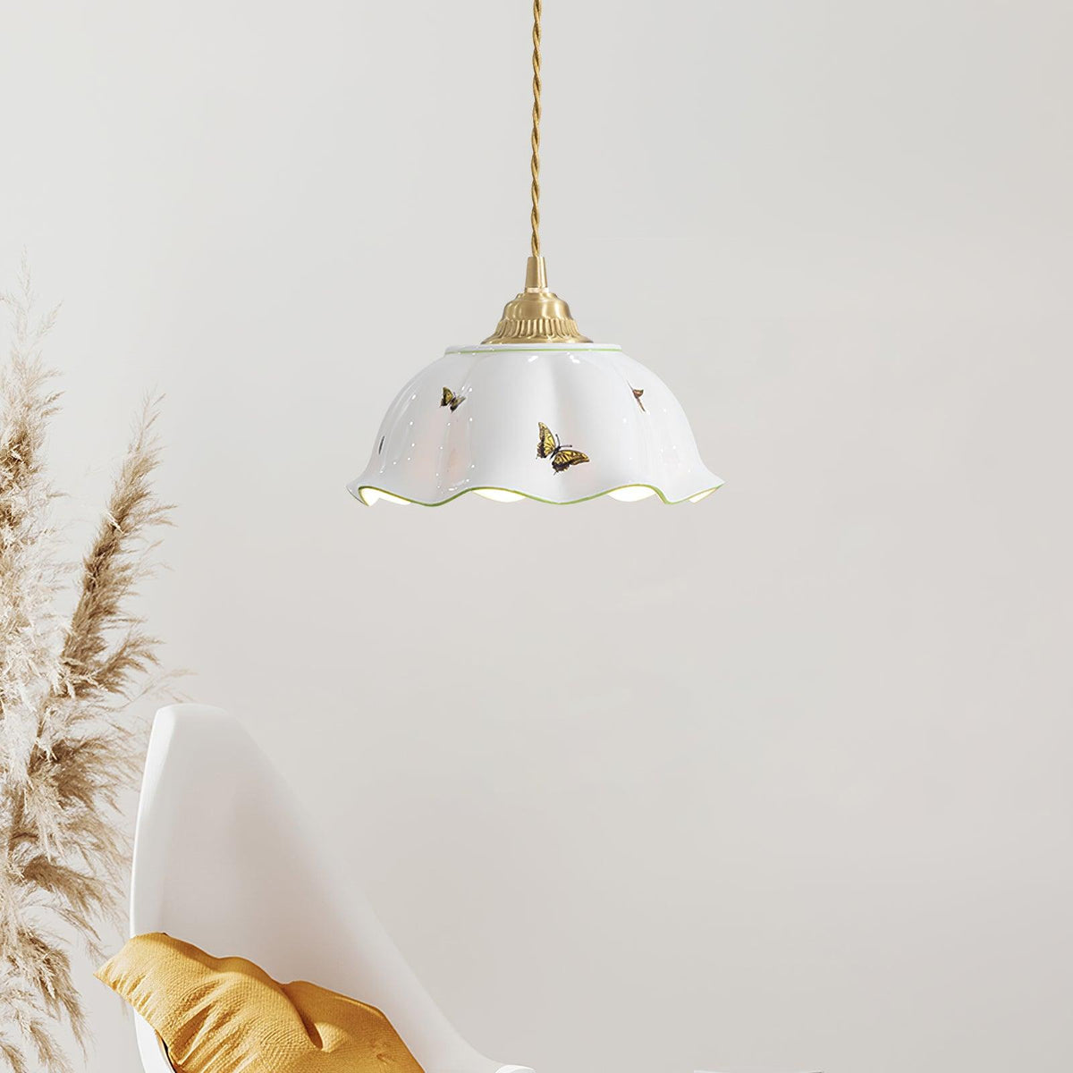 Darnelwynne Ceramic Pendant Light-Moonnatur