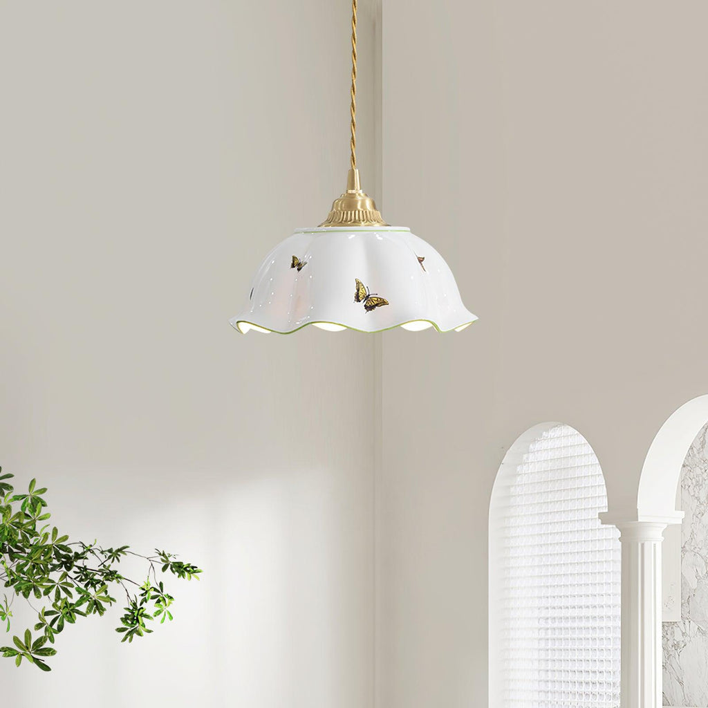 Darnelwynne Ceramic Pendant Light-Moonnatur