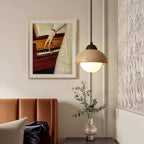 Fendelora Travertine Pendant Light-Moonnatur