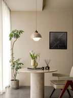 Fendelora Travertine Pendant Light-Moonnatur