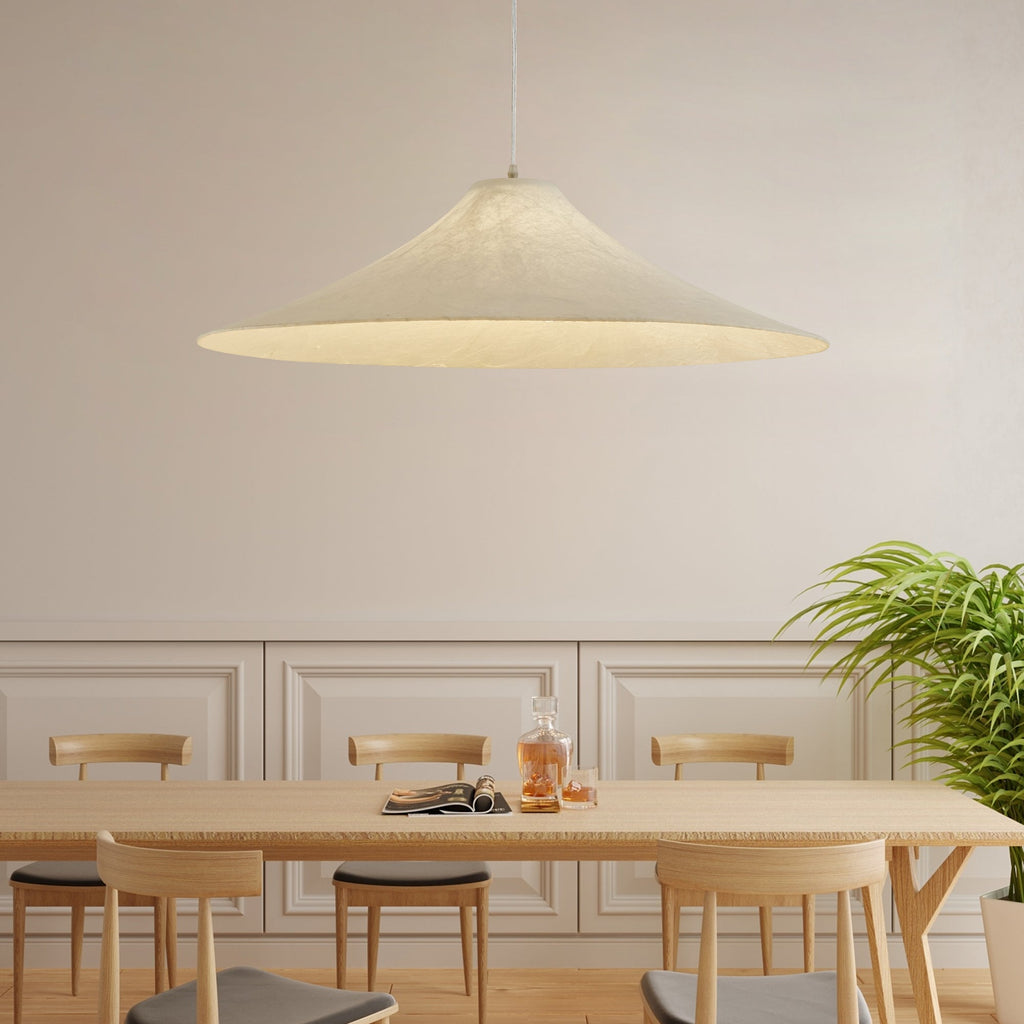 Lyrenaria Mulberry Silk Pendant Light-Moonnatur