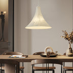 Lyrenaria Mulberry Silk Pendant Light-Moonnatur
