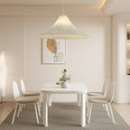 Lyrenaria Mulberry Silk Pendant Light-Moonnatur