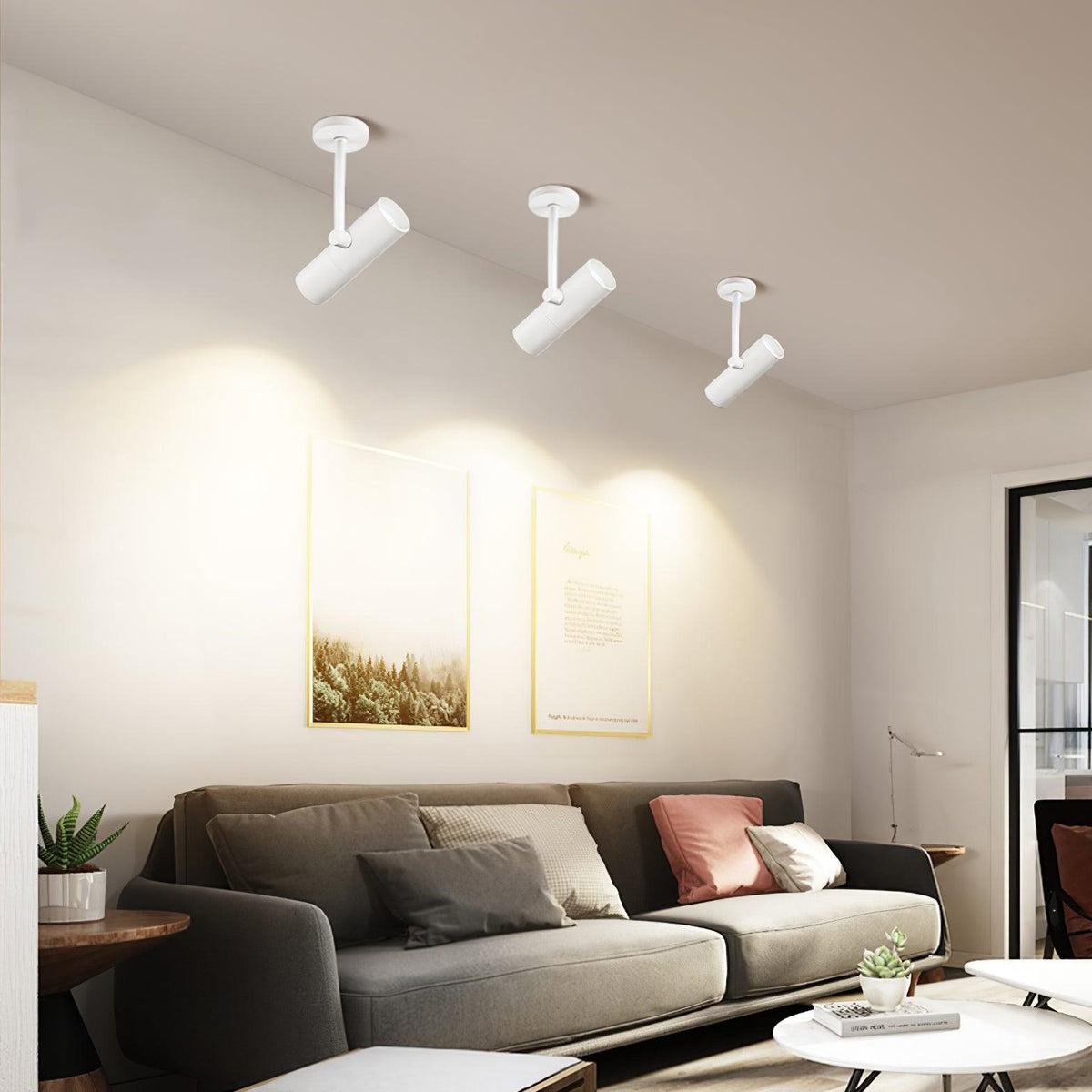 Calverin Aluminium Ceiling Light-Moonnatur