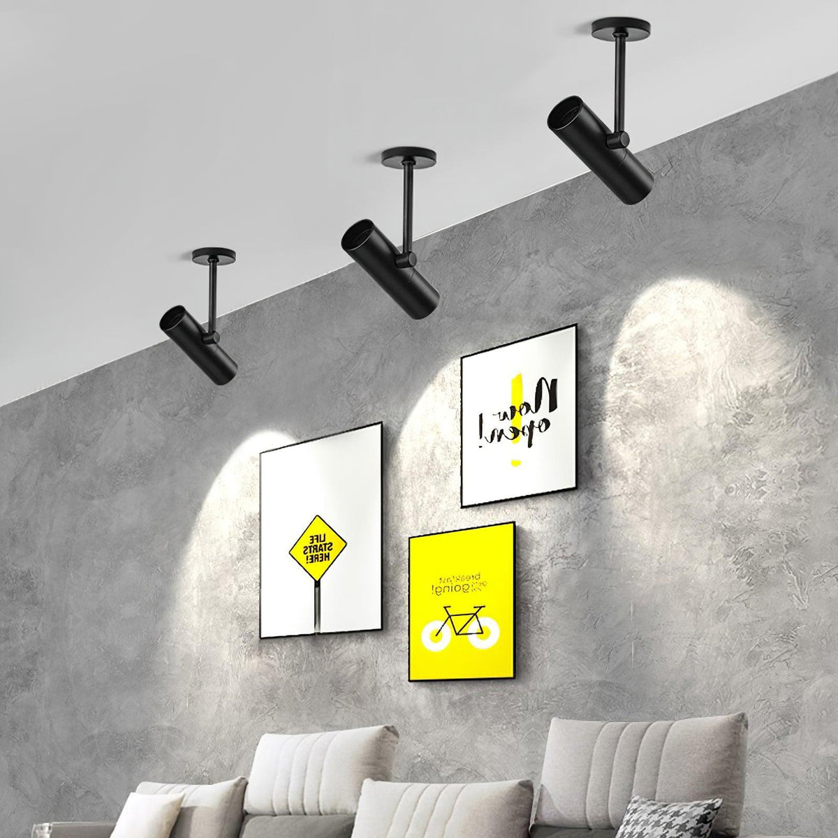 Calverin Aluminium Ceiling Light-Moonnatur