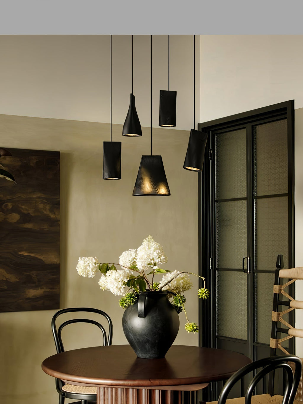 Farnelonna Wood Pendant Light-Moonnatur
