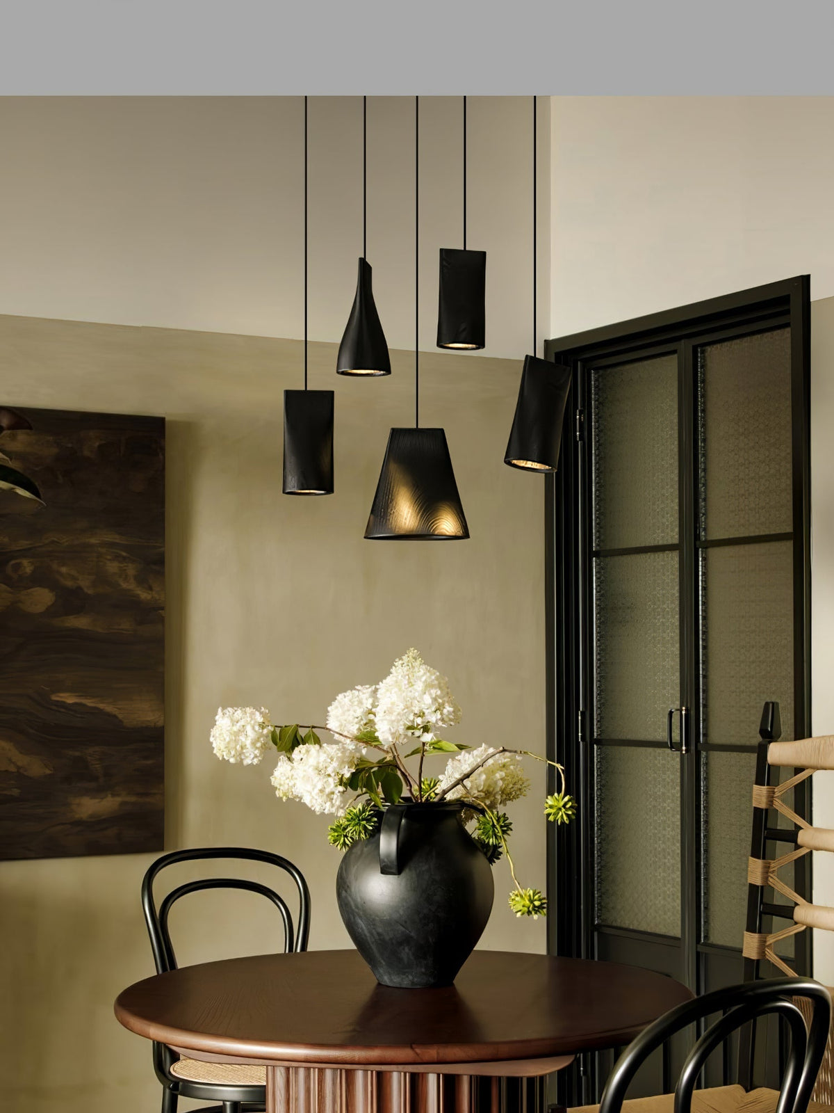 Farnelonna Wood Pendant Light-Moonnatur