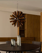 Galenis Wood Chandelier-Moonnatur
