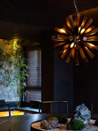 Galenis Wood Chandelier-Moonnatur