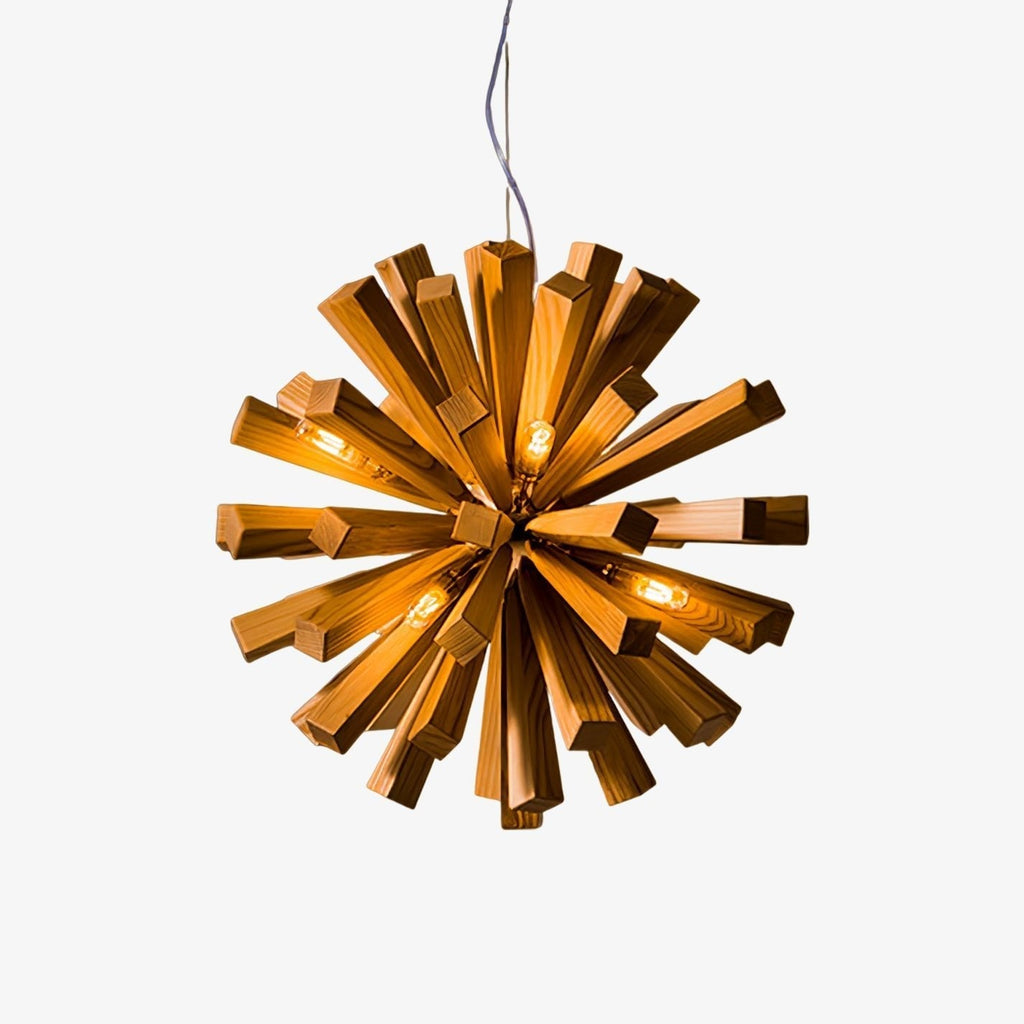 Galenis Wood Chandelier-Moonnatur