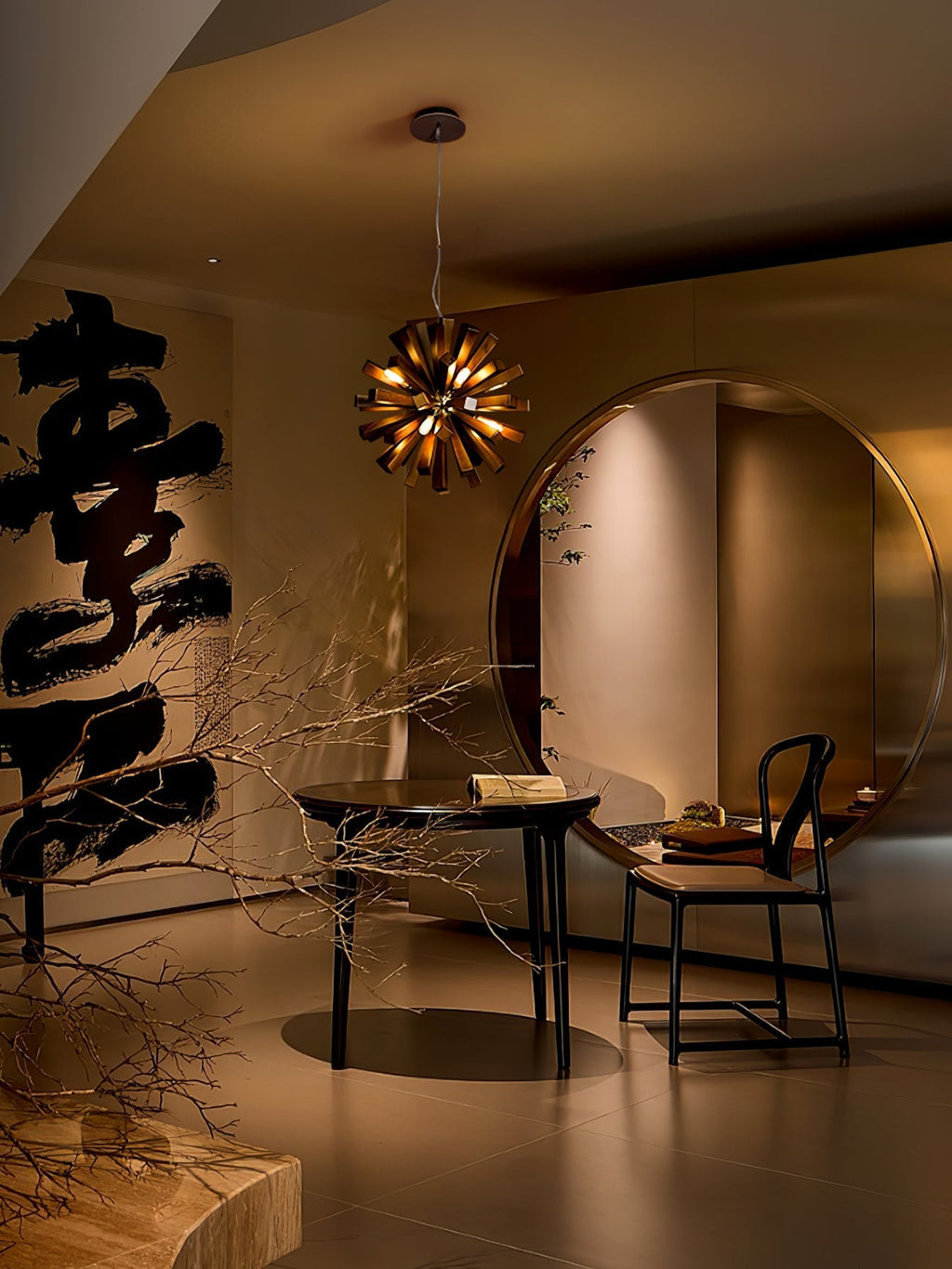 Galenis Wood Chandelier-Moonnatur