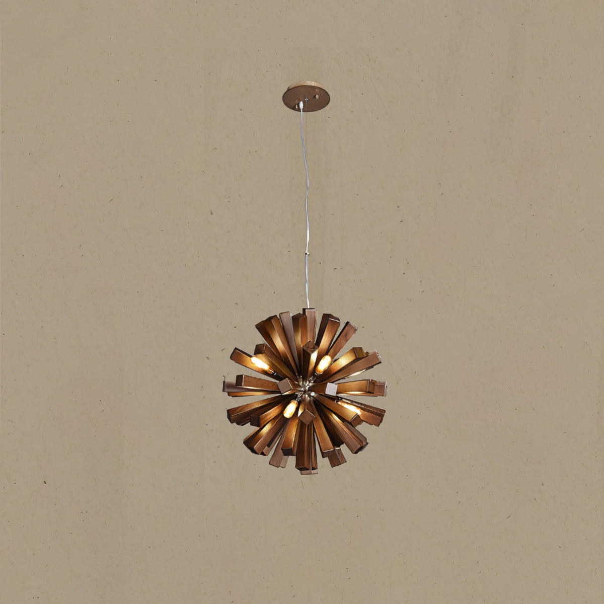 Galenis Wood Chandelier-Moonnatur