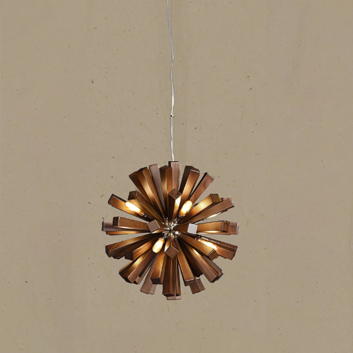 Galenis Wood Chandelier-Moonnatur