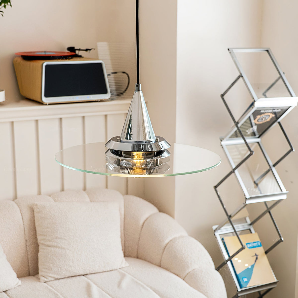 Idenora Glass Pendant Light-Moonnatur