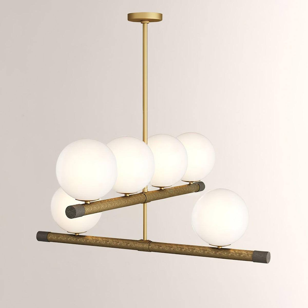 Ravensina Glass Chandelier-Moonnatur