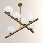 Ravensina Glass Chandelier-Moonnatur