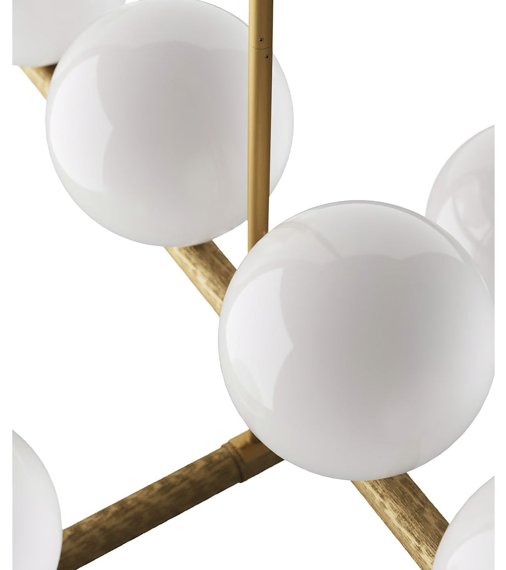 Ravensina Glass Chandelier-Moonnatur
