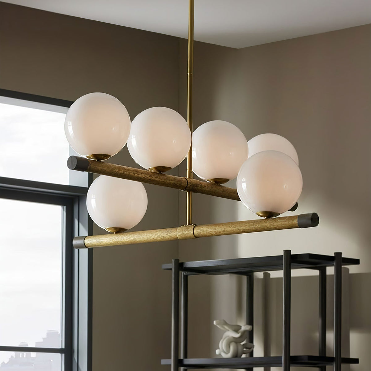 Ravensina Glass Chandelier-Moonnatur
