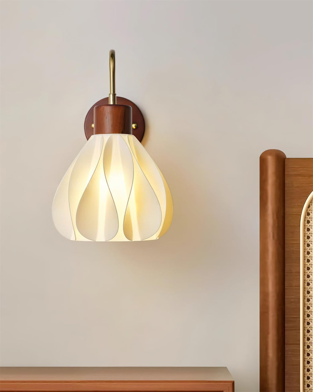 Kilvenrose PLA Wall Light-Moonnatur