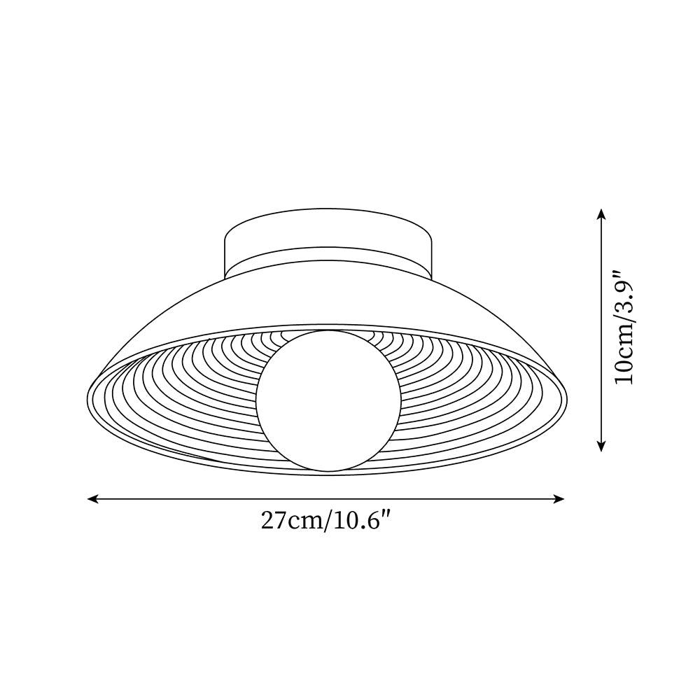Brenelelia Polymer Ceiling Light-Moonnatur