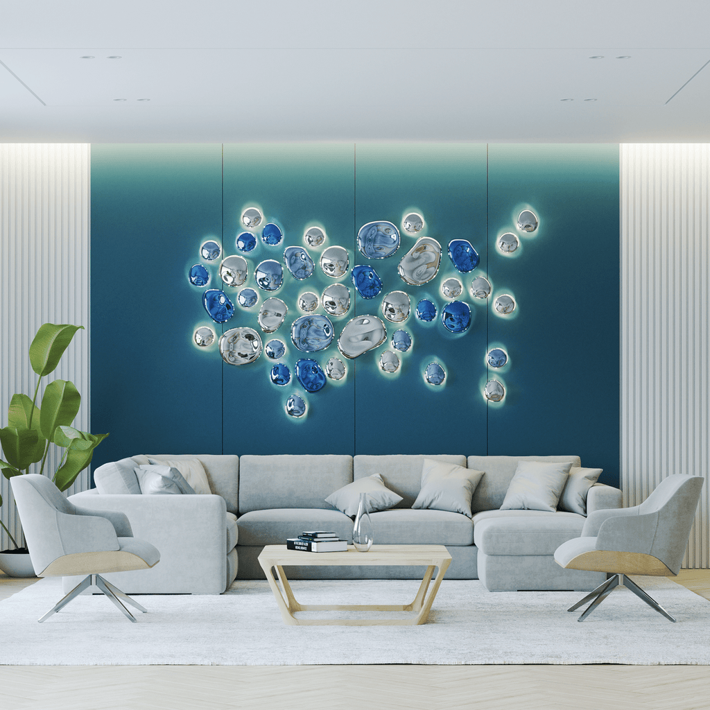Tialora Glass Wall Light-Moonnatur