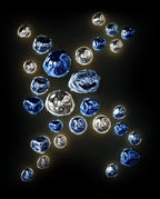 Tialora Glass Wall Light-Moonnatur